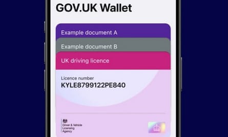 A pink digital ID displayed in a smartphone app