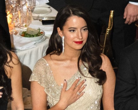 Ashley St Clair wearing an evening dress at a gala event in 2024