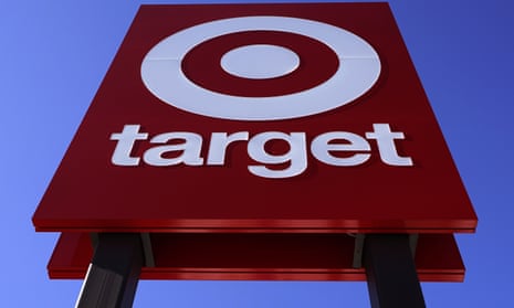 The bullseye logo on a sign outside a Target store