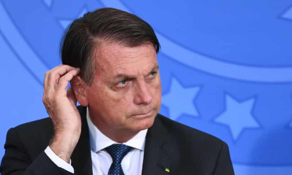 Jair Bolsonaro in Brasília, Brazil, on 17 December 2020. 