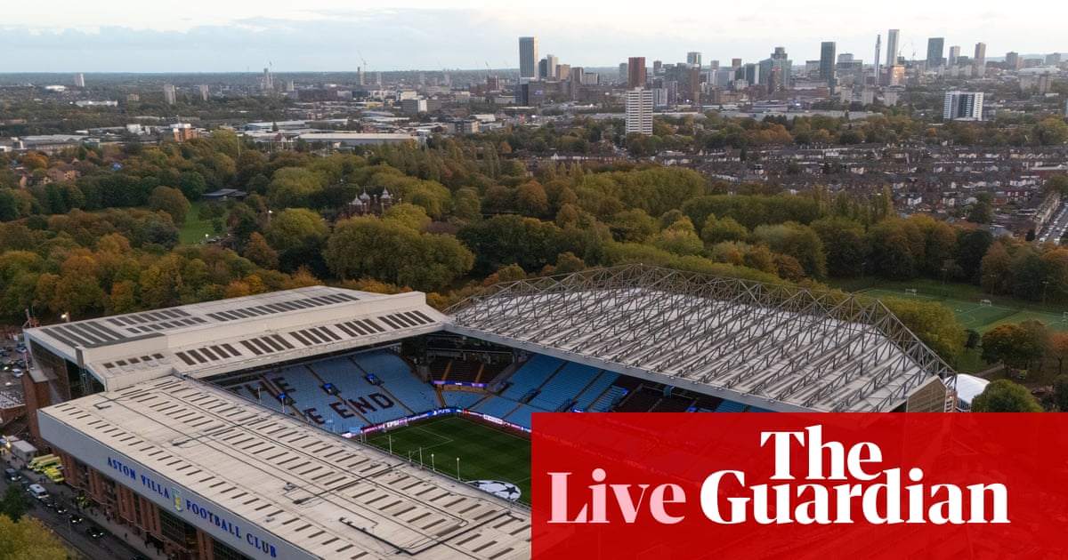 Aston Villa v Manchester City: Premier League – live