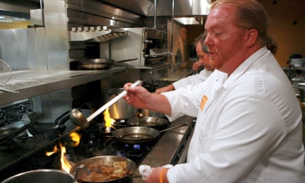 Mario Batali at Spago Chefs Dinner, Los Angeles, 2006.