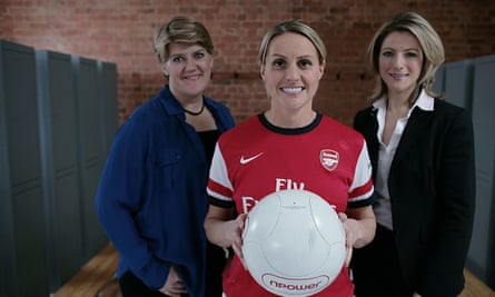Jacqui Oatley, Clare Balding and Kelly Smith