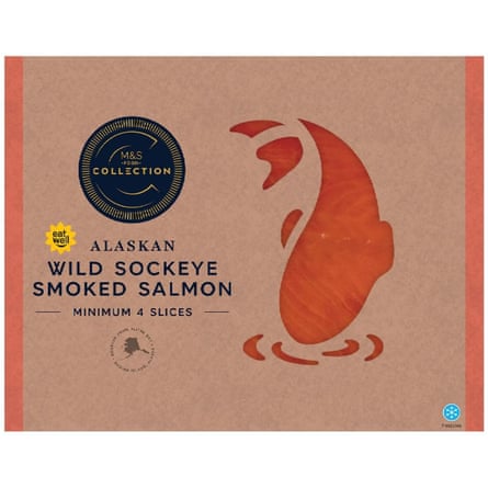 M&S Collection Wild Alaskan Smoked Salmon