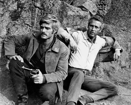 Robert Redford, left, with Paul Newman in Butch Cassidy and the Sundance Kid.