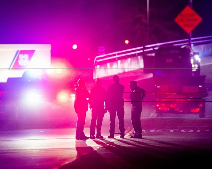 Officers in California open fire on truck they say attempted to back into Coast Guard base