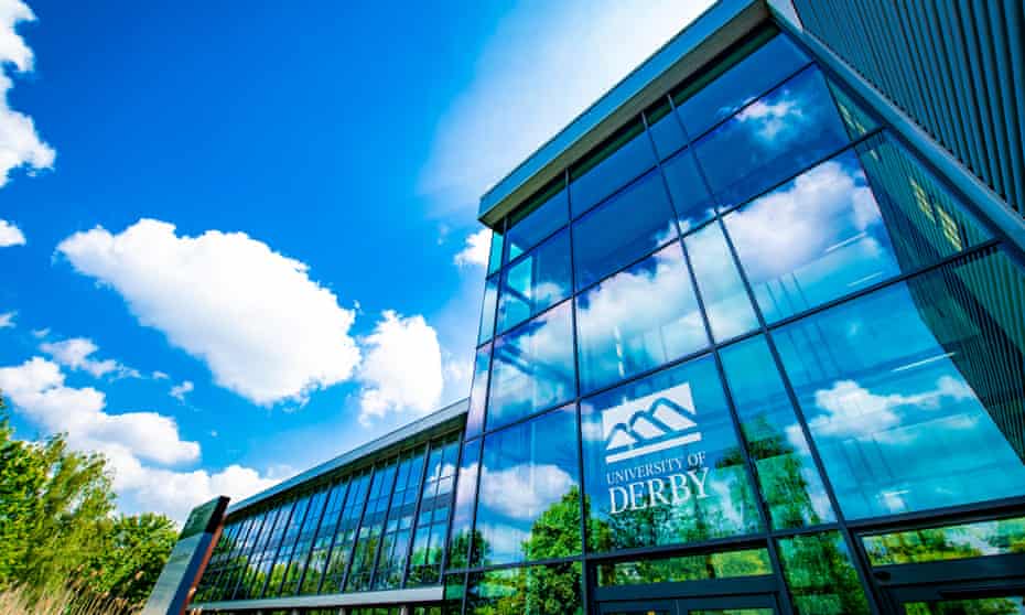 Buildings at the University of Derby.