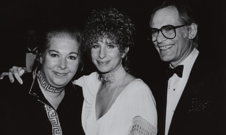 Marilyn Bergman, left, with her husband and songwriting partner, Alan, and the singer Barbra Streisand, with whom the pair had a close professional relationship, in 1966.