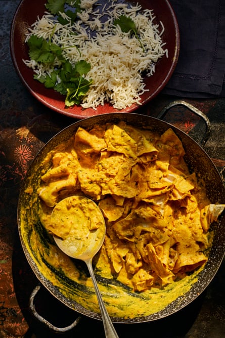 Maunika Gowardhan’s rajasthani papad ki sabji