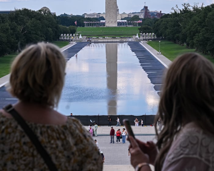 Trump administration continues to ‘attack an innocent man’ over reflecting pool, say lawyers for Olympian – live — image supplied by The Guardian World's feed