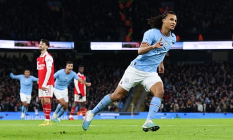 Manchester City edge FA Cup battle of title rivals as Nathan Aké sinks Arsenal