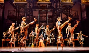 The cast of Newsies