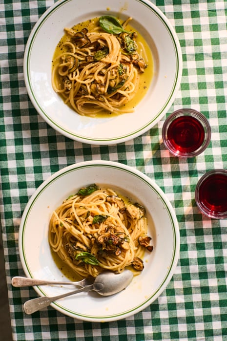 Rachel Roddy’s recipe for spaghetti with courgettes, basil and cheese ...