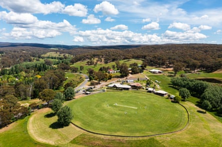 Newstead and Hepburn meet in a Castlemaine & District Cricket Association match at the self-made ground at Cricket Willow