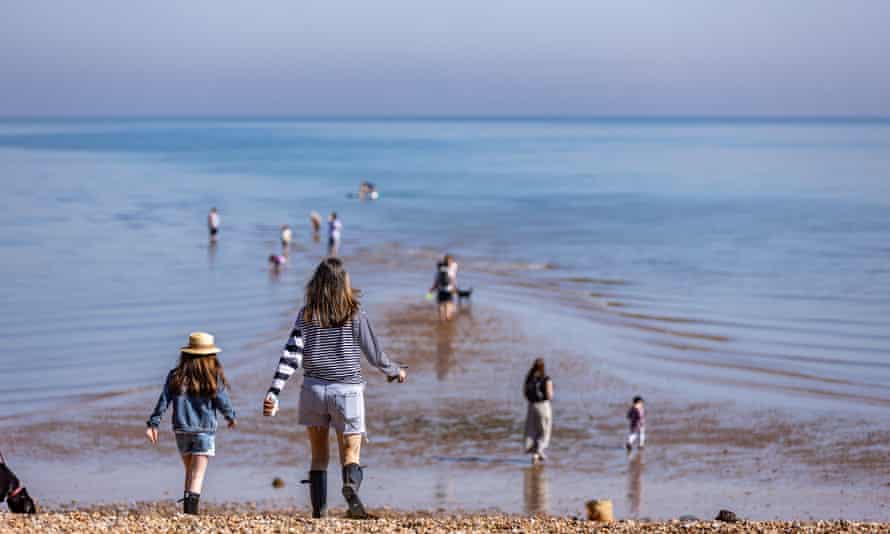The beach at Whitstable, Kent.