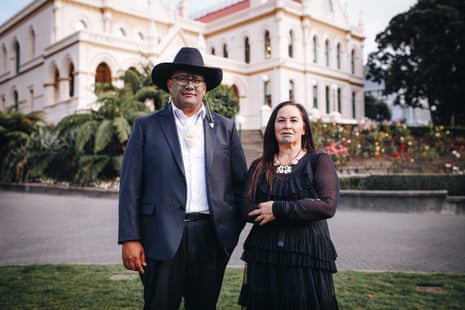 Māori party leaders Rawiri Waititi and Debbie Ngarewa-Packer