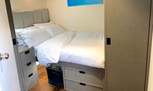 Inside an iKozie micro home.