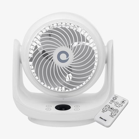 Devola Platinum Low Noise DC 9 inch Air Circulator Fan White - DVF9DCFAN