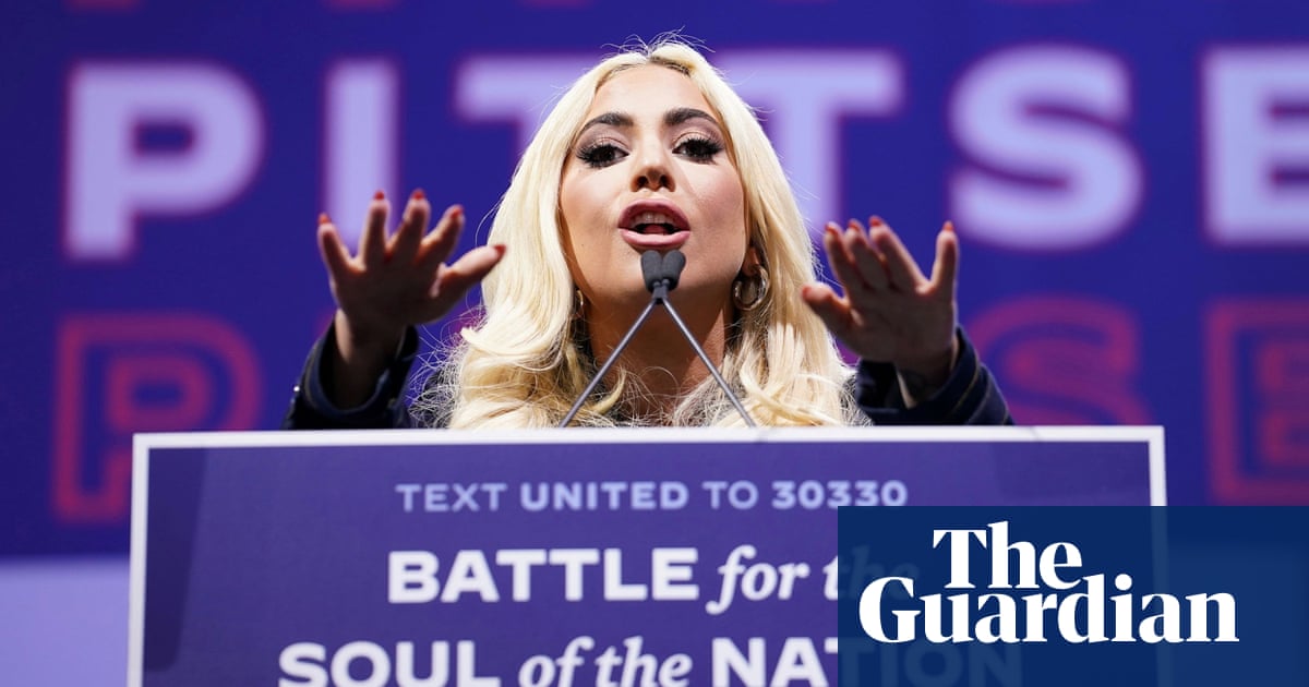 Lady Gaga attacks Trumps grab remarks at Joe Biden rally