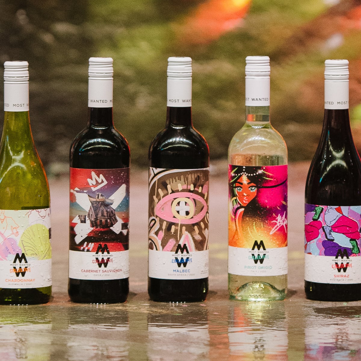 South african red wine labels