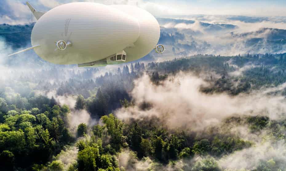 Hybrid Air Vehicles’ Airlander 10 helium-filled airship carries 100 passengers.