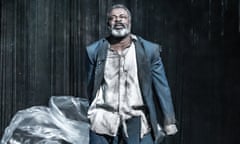 ‘A homeless man in a charred Beckettian landscape’ … Danny Sapani as Lear.