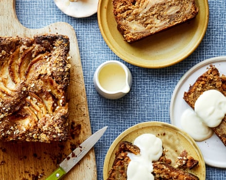 Benjamina Ebuehi’s apple, brown butter and oat loaf.