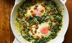 Eggs with creamed spinach and Korean-style eggs: Ed Smith’s egg recipes for Easter