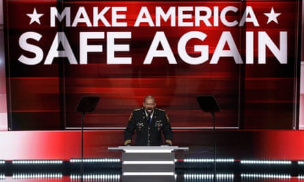 Sheriff David Clarke Jr was one of the few black speaker at last year’s Republican national convention in Cleveland, despite being elected as a Democrat.