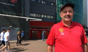 Peter Bolton, 61, has been travelling around the world to attend Manchester United matches.