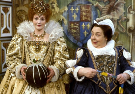 Miranda Richardson as Elizabeth I in Blackadder II