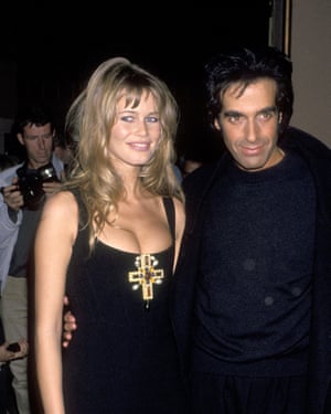 Copperfield with former girlfriend Claudia Schiffer