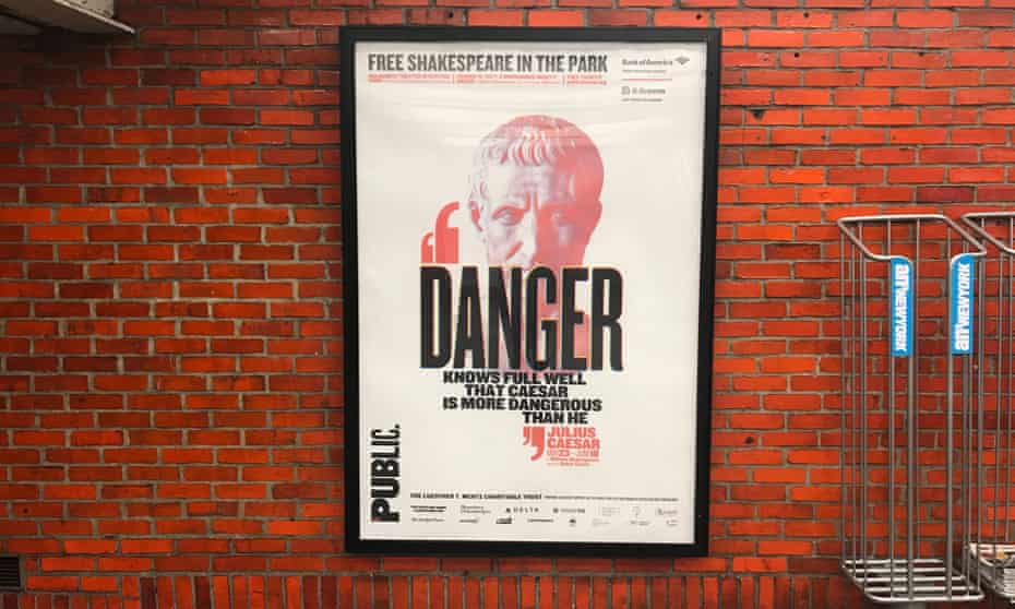 The 2017 production of Julius Caesar at New York’s Shakespeare in the Park caused a media furore