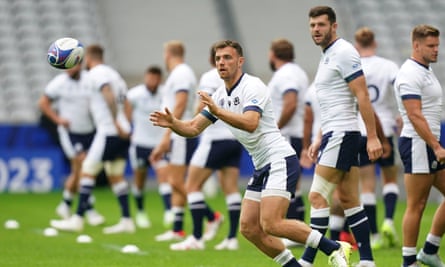 Scotland train at the Stade Pierre Mauroy.