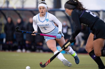 North Carolina’s Erin Matson competes as a player in the 2022 NCAA final in Storrs, Connecticut.