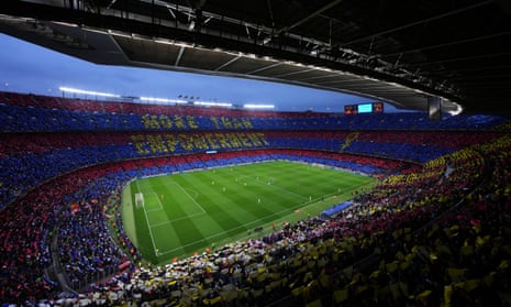 A full Camp Nou on a historic night for women’s football. 