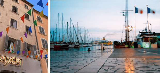 Street Bar, Toulon harbour