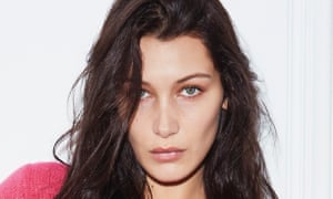 Bella Hadid in the Zadig & Voltaire campaign.