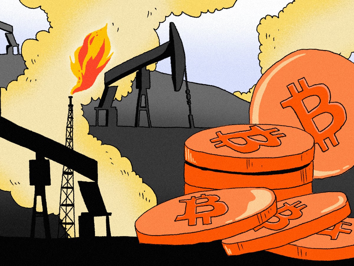 A 'false solution'? How crypto mining became the oil industry's new hope | Cryptocurrencies | The Guardian