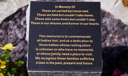 Plaque for babies who were stillborn