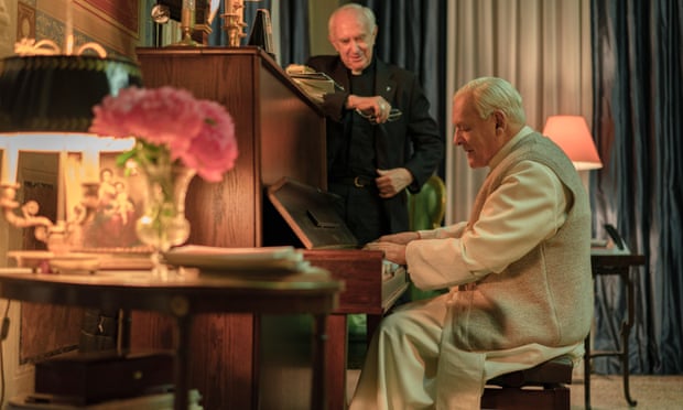 The Two Popes film still