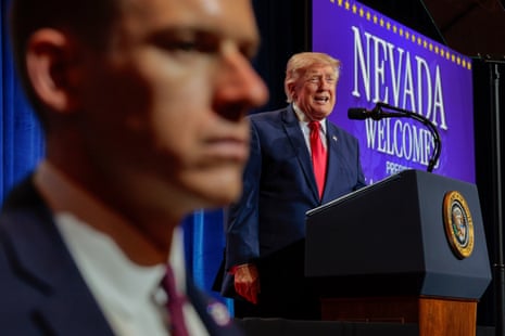 Donald Trump delivered remarks to supporters at Red Rock Casino in Las Vegas, Nevada on Wednesday.