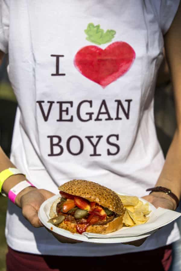 A vegan fair near Tel Aviv, Israel.