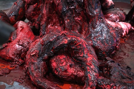 A divine bloodbath … Ritual Expiation by Anish Kapoor, Hayward Gallery, London.