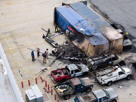 a helicopter crash