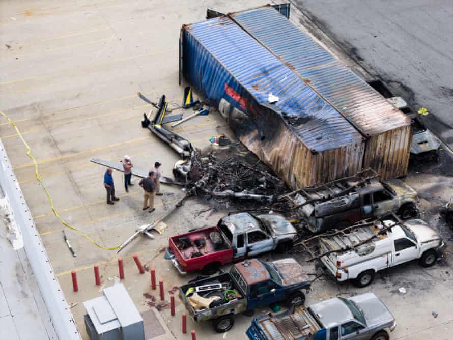 News helicopter crashes