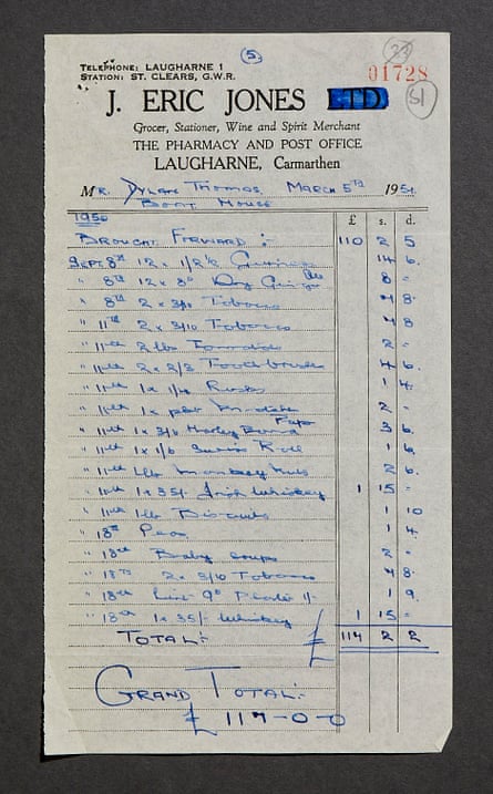 A list of grocery items.