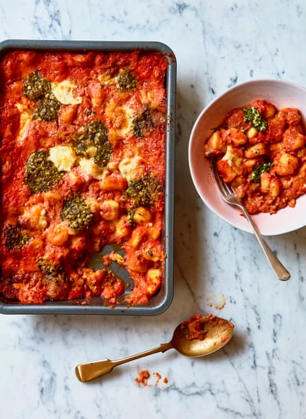 Rukmini Iyer’s creamy baked gnocchi.