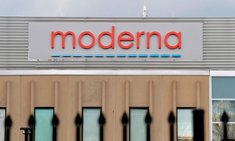 The Moderna campus in Norwood, Massachusetts.