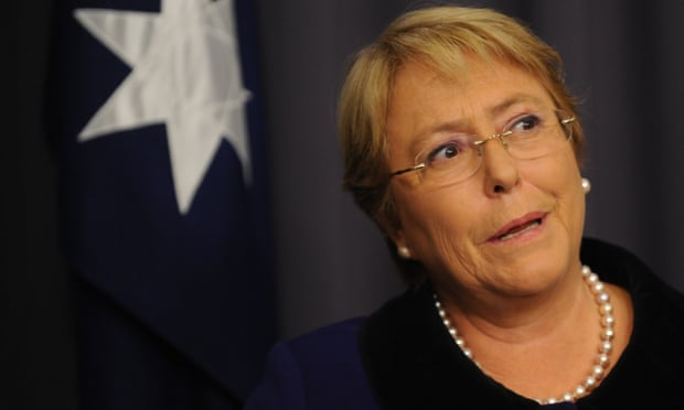 Michelle Bachelet says Australia has been examined by universal models it made